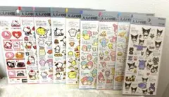 大人の図鑑シール　サンリオ　ポムポムプリン　キティ　マイメロ　クロミ