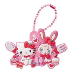 メゾピアノ×ハローキティ カプセルラバーマスコット ベリエちゃん×ハローキティ