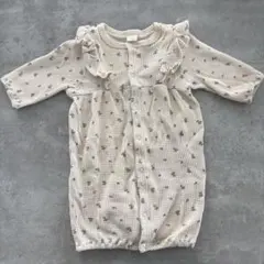 テータテート バースデイ 長袖 ロンパース 50〜70