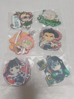 鬼滅の刃　ラバーマスコット　6種