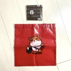新品Y!mobile ふてニャン お父さん　エコバッグ セットのサムネイル