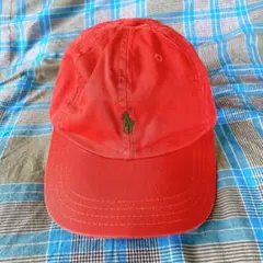 USA製 Polo Ralph Lauren ポロキャップ 赤 ビンテージ