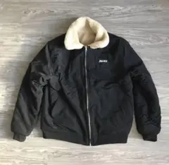 PALACE ボア襟 ジャケット ブラック
