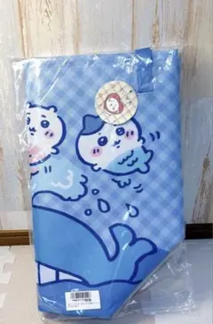 ちいかわ BIG収納バスケット ブルー くじら うさぎ ハチワレ