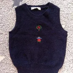 ファミリア　ニットベスト　サイズ100　入園式に