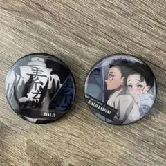 鬼滅の刃 無限城編　狛治 &恋雪 缶バッジ 2個セット 物語る背中