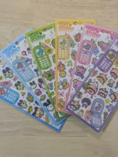 平成はっぴーフォンステッカー　たまごっち　全6種セット　コンプリート