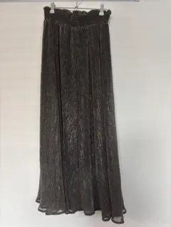 CECIL McBEE プリーツロングスカート ブラック Mのサムネイル