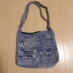 未使用　デニムショルダーバッグ