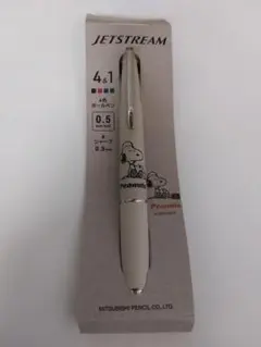 未使用　ジェットストリーム4＆1　スヌーピー　グレージュ