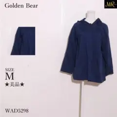 ゴールデンベア　ジャケット　長袖　ボタン付き　ポケット付き　フード付き　シンプルのサムネイル