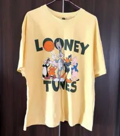 H&M Looney Tunes Tシャツ Lサイズ イエロー