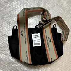 JaVa : ブラック ショルダー トート バッグ ⭐︎未使用⭐︎