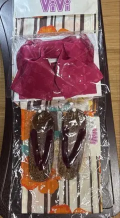 新品　浴衣・帯・下駄の３点セット