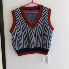 新品　MAISON DE THERESE ニットベスト