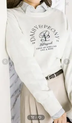 【OLIVE des OLIVE】刺繍ロゴニット