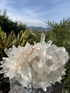 ❤️透明感＊形良く　ヒマラ　0.7kg 強いパワー　極みの逸品　クラスター　天然石