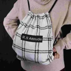 シンプル 大きいチェック柄 ボーダー柄 2枚セット ユニセックス 匿名配送