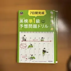7日間完成英検準1級予想問題ドリル : 文部科学省後援