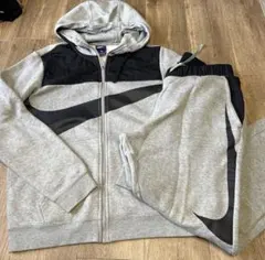 NIKE ジップアップ セットアップ グレー ブラック