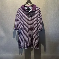 TOMMY HILFIGER GOLF ボーダーポロシャツ Lのサムネイル