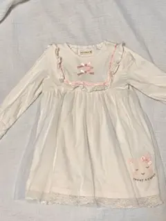 クーラクール 90サイズ ワンピース 長袖 チュール