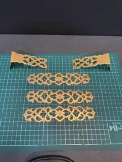 限定値下　伝統工芸品の仏壇金具　手打ち金具　本金消鍍金　5662