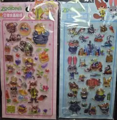 Zootopia キャラクターシール 2シートセット