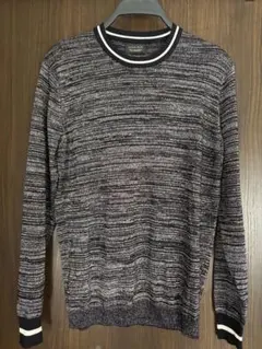 ZARA ＭＡＮ　ラメ入り薄手ニット