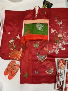七五三　7歳　お着物セット　女の子用