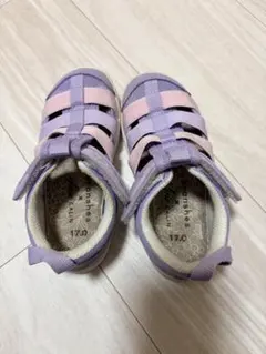 branshes×IFME サンダル 17.0cm パープルのサムネイル