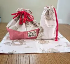 お弁当袋＆コップ＆ランチョンマット3点セット　幼稚園　小学校　入園入学グッズ