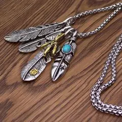 80s ビンテージ インディアン ペンダント ネックレス ターコイズ ズニ 