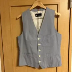 THE SHOP TK MIXPICE メンズチェックベスト