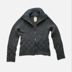 morgan de toi ジップアップハイネックニット セーター