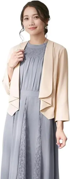 イブニングドレス レディース　ワンピース＋ボレロ　3L