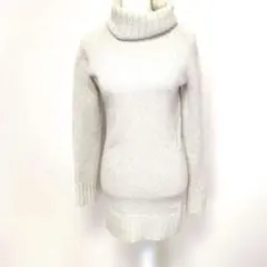 セオリー ベージュ タートルネック 長袖 ニット カシミア100%