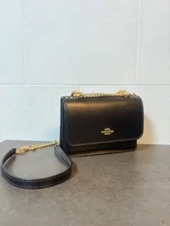 COACH ブラック ショルダーバッグのサムネイル
