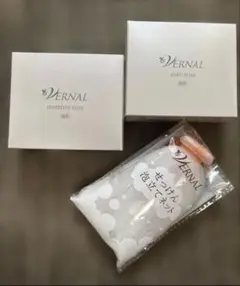 【新品・未使用】VERNAL 洗顔石鹸　2個セット 泡立てネット付きのサムネイル
