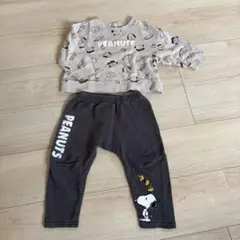 PEANUTS スヌーピー トレーナー・パンツセット 90cm