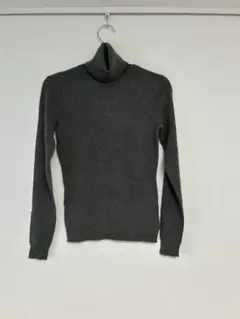 【美品】RALPH LAUREN カシミヤ100% タートルネック グレー XS