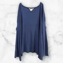 ラルフローレン DENIM & SUPPLY ニットチュニック M/M 紺