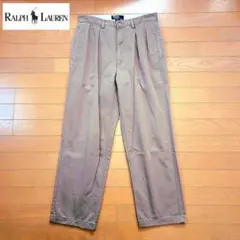 90s ラルフローレン ANDREW アンドリュー 2プリーツ ポロチノ W31
