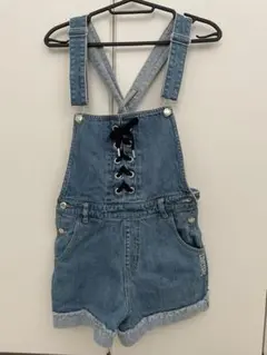 ★LOVETOXICラブトキシック★サロペットMデニム オーバーオール