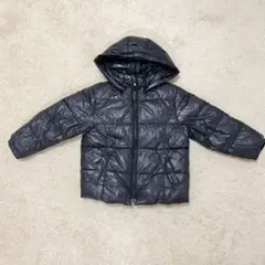 COMME CA ISM 黒 フード付きダウンジャケット 110cm ブラック