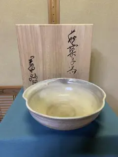 丸田宗彦 粉引唐津 擂鉢 共箱 栞 E790 - メルカリ