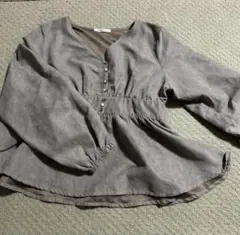 continuier de NICE CLAUP ブラウンブラウス F