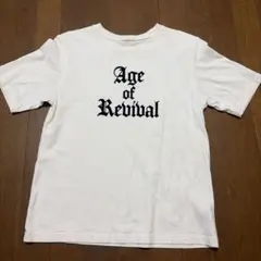Age of Revival ロゴプリント 半袖Tシャツ ホワイト