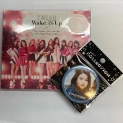 TWICE Wake Me Up 初回限定盤A 缶バッジ 付き！チェヨン