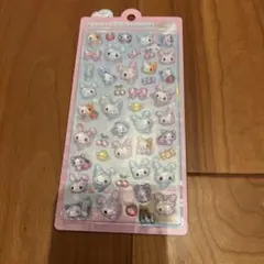 【新品未開封】クーリア ボンボンドロップシール キャンディツインズ うさぎ 平成